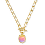 Daphne Link Chain Necklace Gold Sunrise