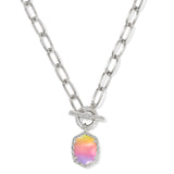 Daphne Link Chain Necklace Silver Sunrise