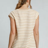 Striped Round Neck Top