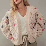 Bubble Garden Knit Cardigan