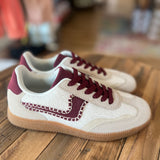 Burgundy Sneakers