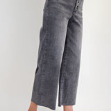 Stretch Denim Pants Button Fly