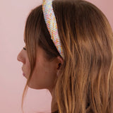 Tai Rainbow Tweed Headband