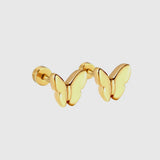 Bella Butterfly Screwback Stud