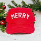 MERRY Red Trucker Hat