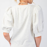 Puff Sleeve Sweatshirt