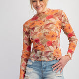 Rayanne Floral Mesh Top