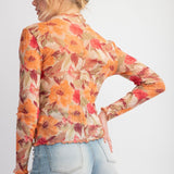 Rayanne Floral Mesh Top