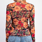 Rayanne Floral Mesh Top