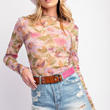 Rayanne Floral Mesh Top