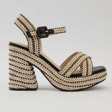 Yara Raffia Chunky Platform