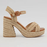 Yara Raffia Chunky Platform