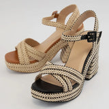 Yara Raffia Chunky Platform